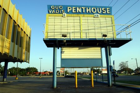 Quo Vadis Theatre - Marquee (newer photo)